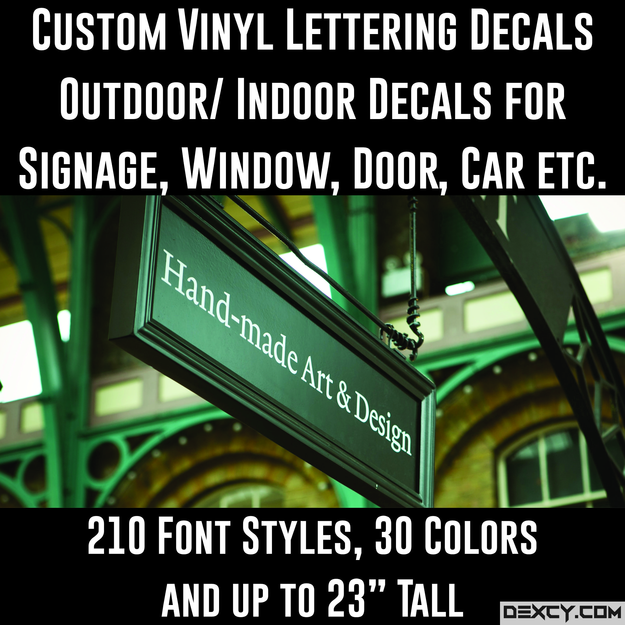 Custom Vinyl Lettering & Wall Decals