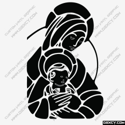 mary__jesus_vinyl_decal